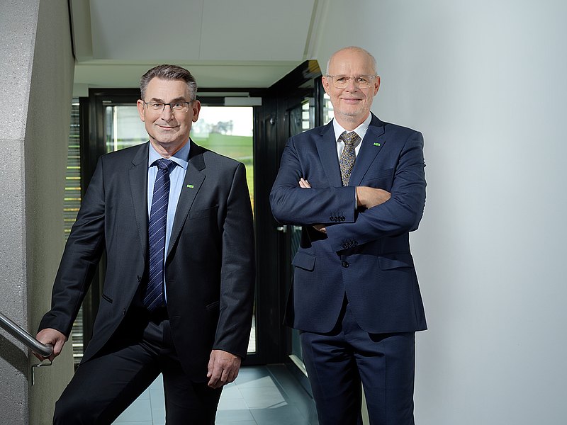 Die E+E Geschäftsführung: Heinz Kindlhofer (links) und Wolfgang Timelthaler (rechts)